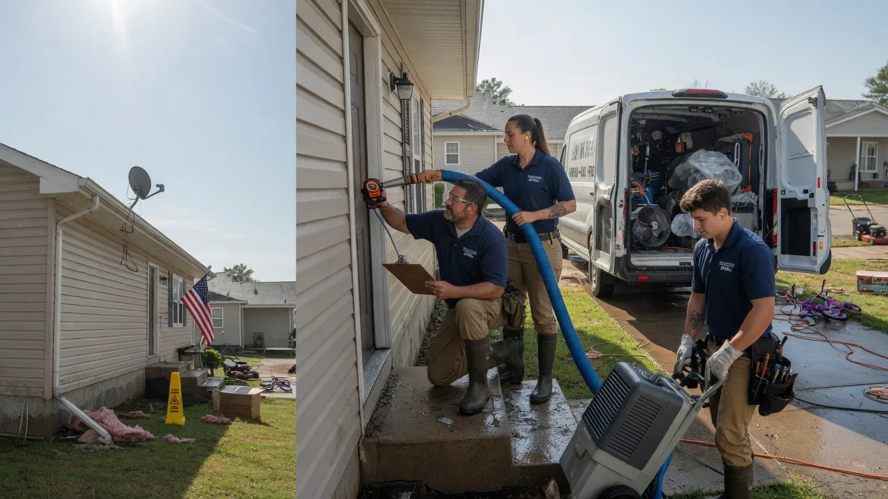 Ceiling Water Damage Restoration in Springfield, LA near me